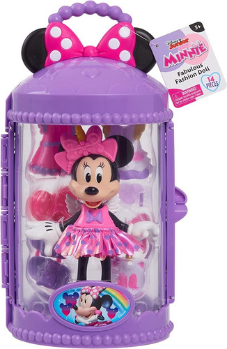 Just Play Minnie Mouse Fabulosa Muñeca De Moda Con Unicornio