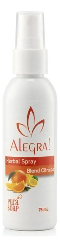 Spray Pura Soap Alegra Herbal Blend Citricos X 75 G