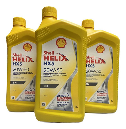 Aceite Shell Helix Hx5 20w-50 