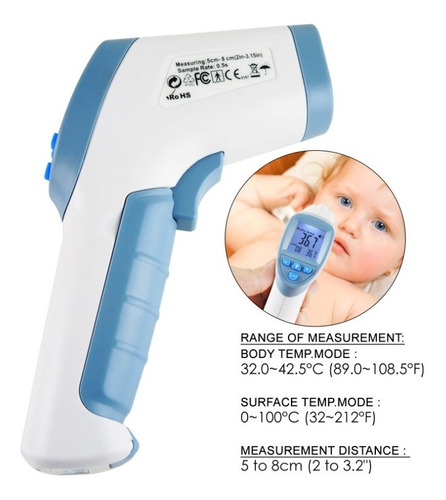 Imagen 6 de 7 de Termometro Digital Laser Infrarrojo Humano Envio Gratis