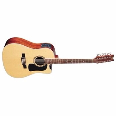 Guitarra Electroacústica Washburn Wd10sce 12 Strings Natural