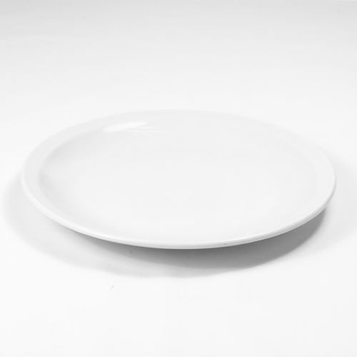 Imagen 1 de 1 de Plato Playo 27 Cm Porcelana Tsuji Linea Blanco