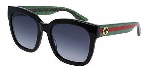 Gucci Gg0034s 002 54m Black/green/grey Gradient 4z26c