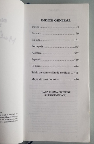 Imagen 2 de 4 de Diccionario Multilingüe. Español. 55153