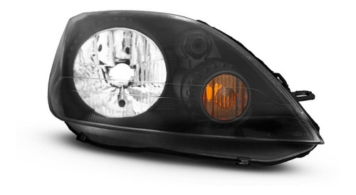 Imagen 2 de 10 de Optica Ford Fiesta 02/07 Derecho Aro Negro