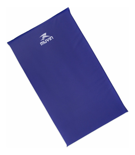 Colchonete de Academia em Espuma Alta Densidade Muvin Professional D80 - Tamanho 95cm x 55cm x 3cm - Impermeável - Costura Reforçada - Fitness Exercícios Funcional - Treino em Casa - Cor Azul