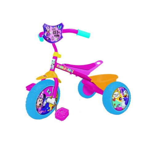 Imagen 1 de 1 de Triciclo Minnie Mouse Unibike Mid Minnie rosa