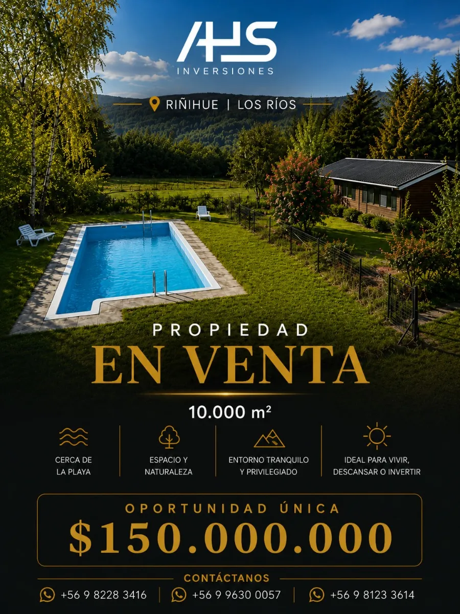 Imagen 2 de 24 de Ríñihue Los Ríos 10.000 M² $180.000.000