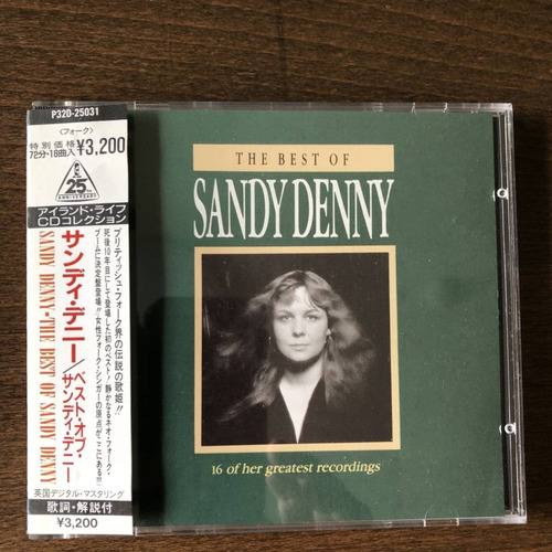 Cd Sandy Denny    The Best    Edición Americana