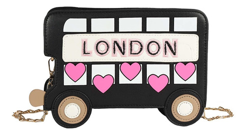 Kuang Girls Cute London Bus En Forma De Cadena Bolso De...