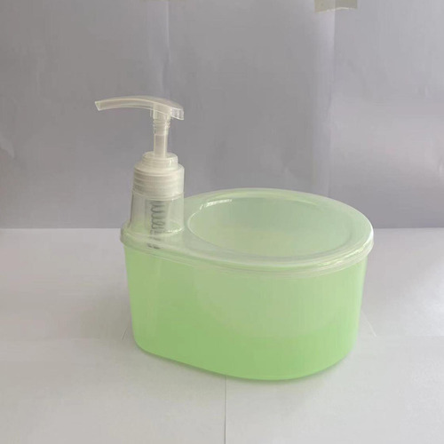Dispensador De Jabón Líquido 2 En 1, Botella Con Bomba De