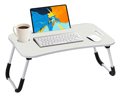 Mesa Plegable Para Laptop Sofa Ranura iPad Soporte Tazas; O