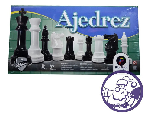 Ajedrez Clasico Piezas Macizas Plastigal 154