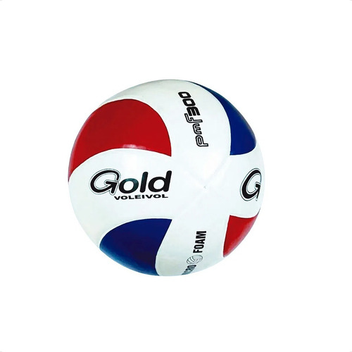 Pelota De Voley Gold Turbo Pmf 300 Cuero Sintético Indooor
