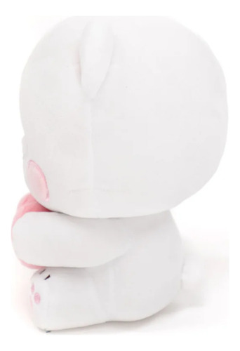 Milk & Mocha Heart Plush Blanco