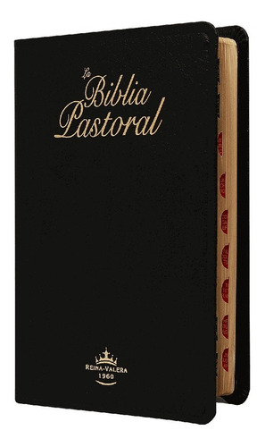 La Biblia Pastoral Rvr1960 Imitación Piel Negro Con Índice