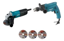 Comprar Combo Esmeriladora Rotomartillo Makita ( M9510b - M0801b)
