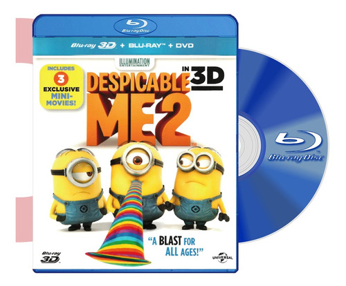 Bluray 3d Mi Villano Favorito 2