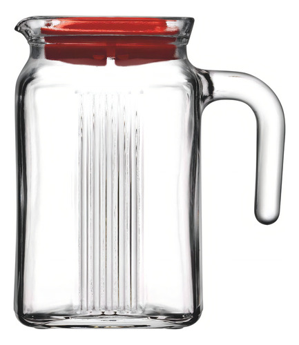 Jarra Para Refrigador Con Tapa Frigo 600 Ml - Mayoreo 12 Pzs Color Transparente