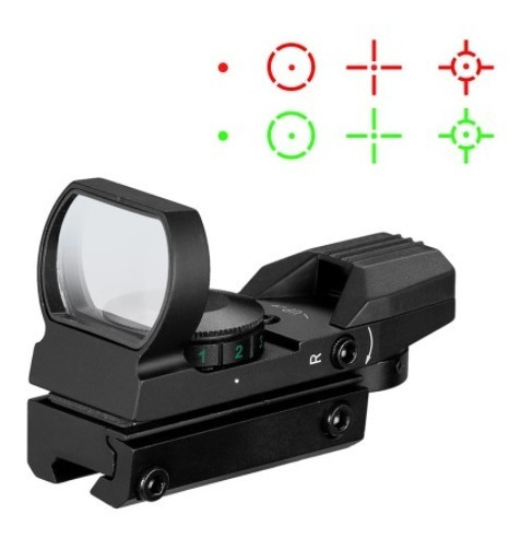 Mira Holografica Dot Sight Replica Airsoft 1x22 Paintball