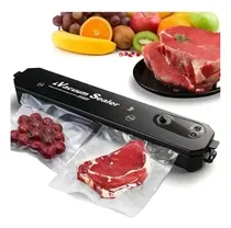 Comprar Máquina Seladora Vácuo Alimentos 10 Sacos Embalagens Bivolt Cor Preto 110Vu002F220V