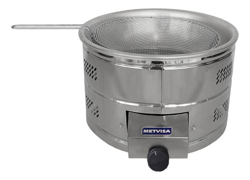 Tacho De Fritura Fritadeira 6 Litros Inox Tfg6 Metvisa