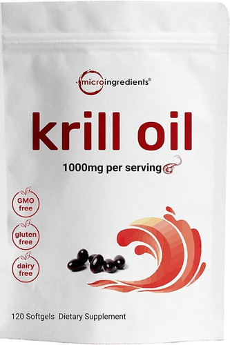 Aceite De Krill  Krill Oil 1000mg Omega 3 Astaxantina 