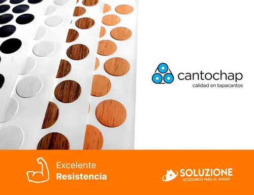 Tapa Tornillos Adhesivos Melaminico Teca Limo X 200 Unid