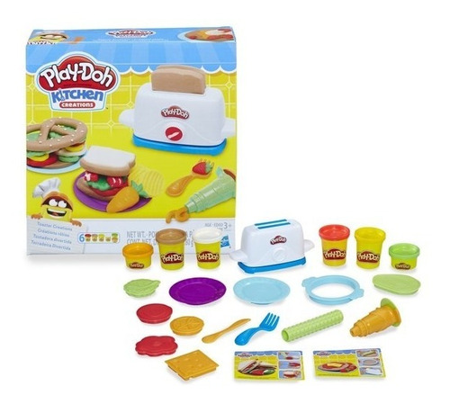 Play Doh + Tostadora Para Hacer Sandwich Moldes 