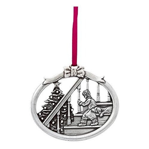 Adorno Navideño De Árbol De Navidad De Pewter - 2 1/2 