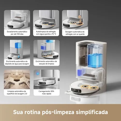 Dreame L40 Ultra Com Base E Mop 19000pa Branco 127v | Parcelamento