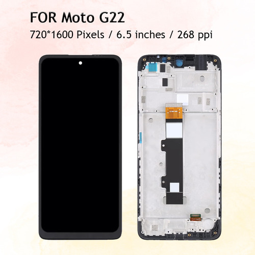 Lzhipx Pantalla Para Motorola Moto G22 Display Xt2231 Xt2231-2 Con Marco