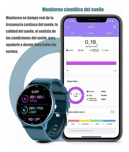 Reloj Inteligente Resistente Al Agua Bluetooth 1.28 Zl02