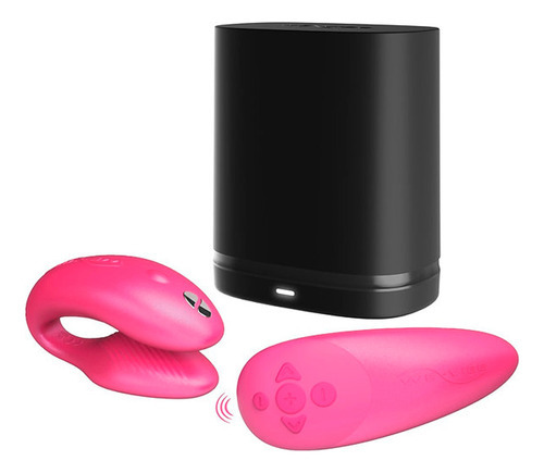 Vibrador We Vibe Chorus Para Casal Via App Smartphone Cor Fúcsia