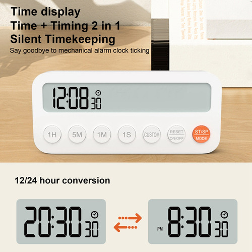 Temporizador De Cocina Digital Magnético Home Cook