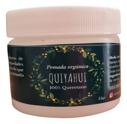 Pomada De Chilcuague (heliopsis, Raíz De Oro, Chilcuas)  50g