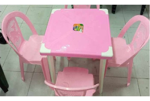 Combo De Mesa Infantil + 4sillas 