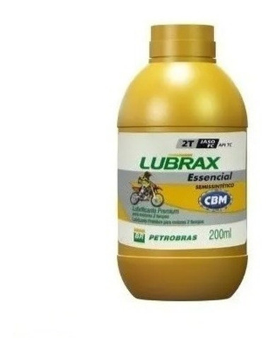 Oleo Lubrax 2 T Semi Sintetico ( Tubo Amarelo ) - 200 Ml