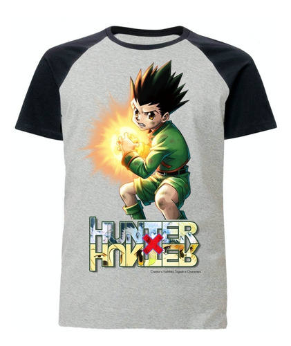 Remera Ranglan Gris - Hunter X Hunter - Gon - Anime