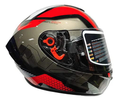 Casco Integral Nzi Trendy Metal Red- City Motor