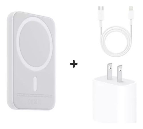 Kit Batería Inalámbrica Magsafe + Adaptador 20w + Cable C