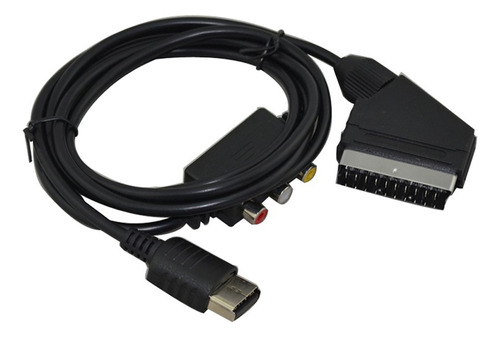 Cable Scart Rgb Con Adaptador Av Para Sega Dreamcast