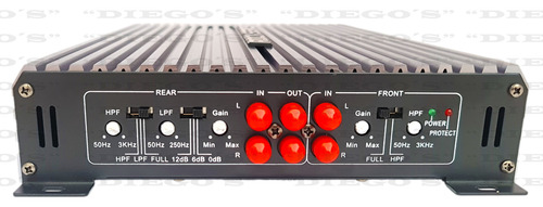 Amplificador Rock Series Rks-p1100.1d 2200w Clase D 1 Canal