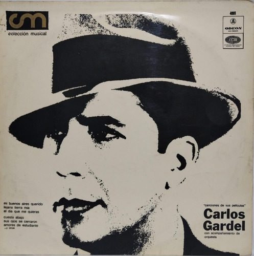 Carlos Gardel  Canciones De Sus Películas Lp Impecable