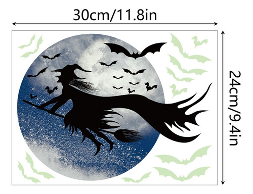 Pegatinas De Pared De Halloween Calcomanías Para Póster De V