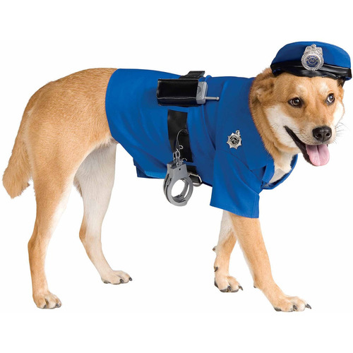 Disfraz Para Mascota Policia  (varios Tamaños Disponibles)