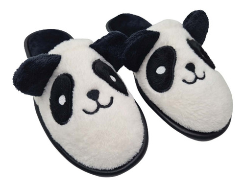 Pantuflas Panda Mujer Calzatura Textil E-10083 100% Lavable