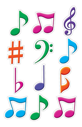 Notas Mini De Notas Musicales 5482