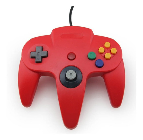 Joystick Control Mando Compatible Nintendo 64 Rojo