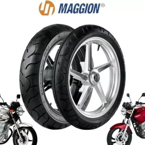 Par Pneu Twister Fazer Cb300 140/70-17 + 110/70-17 Maggion